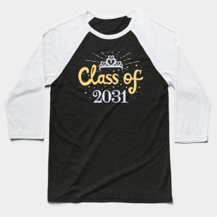 Class of 2031 Grow With Me Baseball T-Shirt